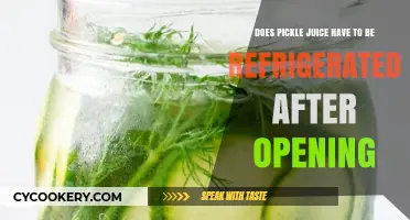 Should You Refrigerate Pickle Juice After Opening? A Guide