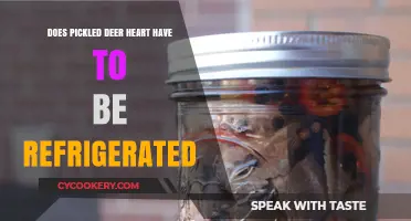 Pickled Deer Heart Storage: Refrigeration Required or Shelf-Stable?