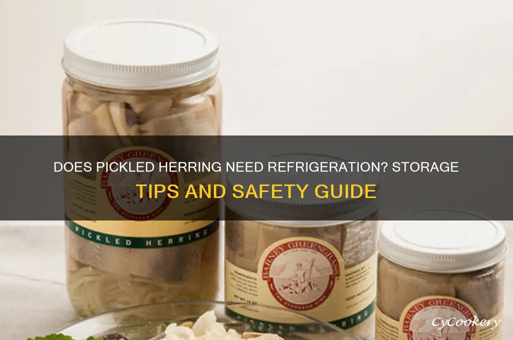 does pickled herring have to be refrigerated