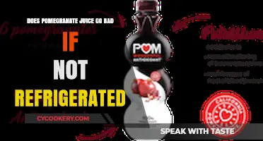 Pomegranate Juice Shelf Life: Does It Go Bad Without Refrigeration?