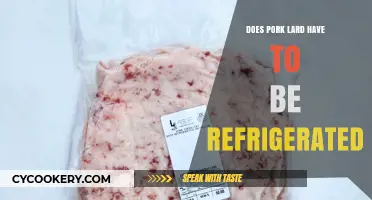 Does Pork Lard Need Refrigeration? Storage Tips and Best Practices