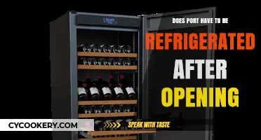 Does Port Need Refrigeration After Opening? A Complete Guide