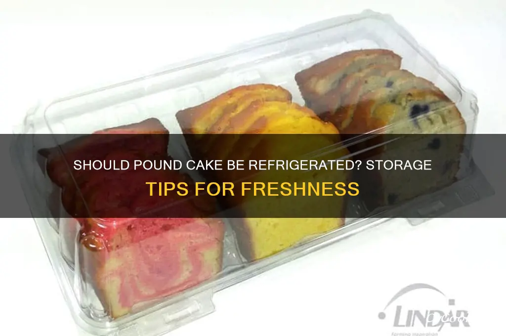 does pound cake have to be refrigerated