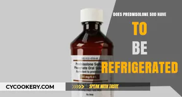 Prednisolone Sodium Storage: Refrigeration Required or Room Temperature Safe?