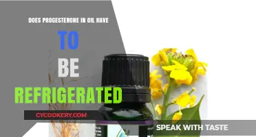 Progesterone in Oil Storage: Refrigeration Required or Room Temp Safe?