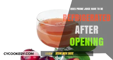 Does Prune Juice Need Refrigeration After Opening? Storage Tips