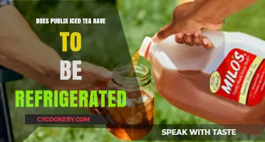 Does Publix Iced Tea Require Refrigeration? Storage Tips Revealed