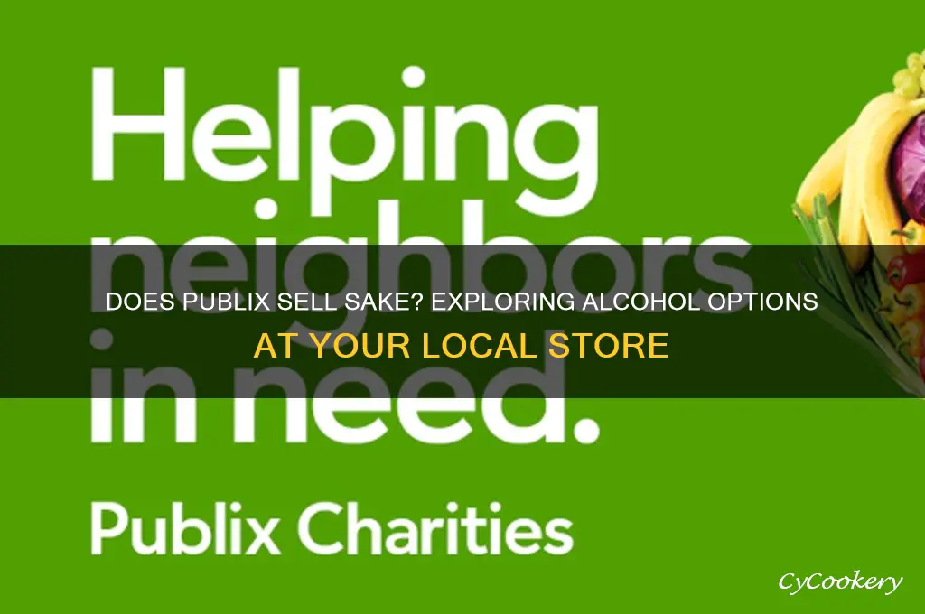 does publix sell sake