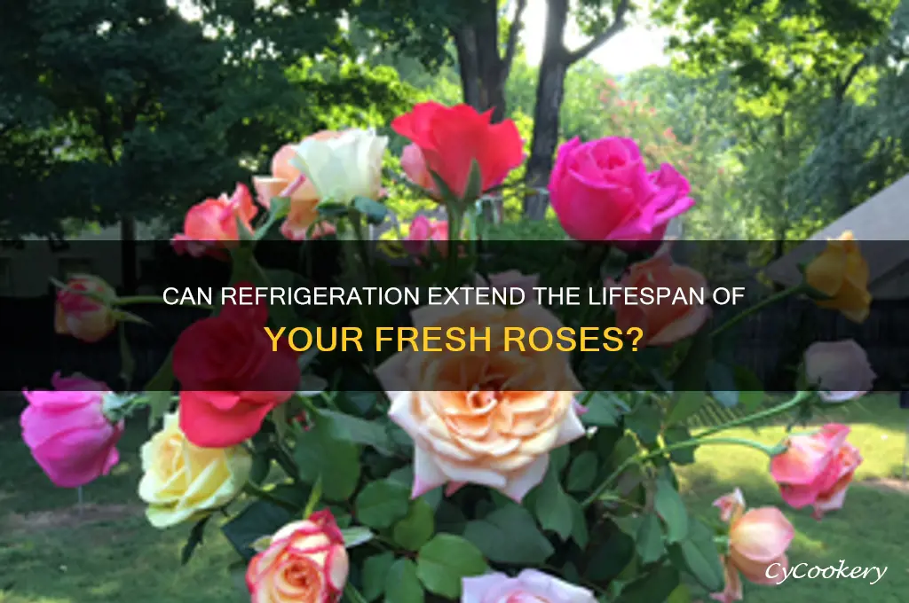 does putting a rose in the refrigerator prolong life