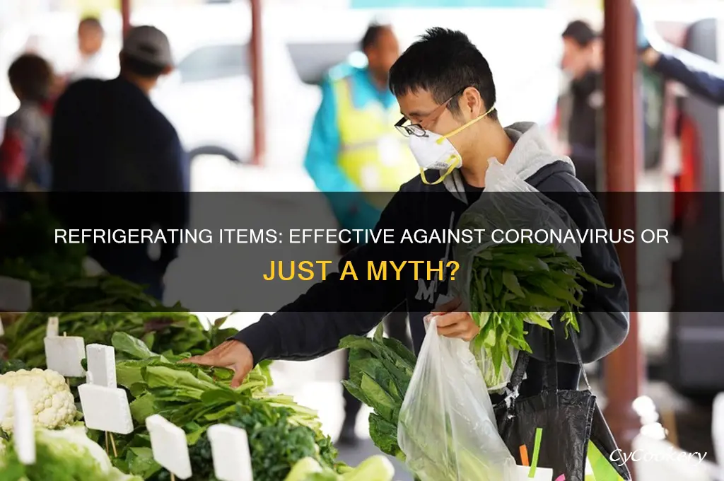 does putting things in the refrigerator kill the coronavirus