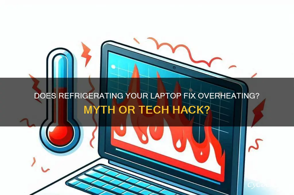 does putting your laptop in the refrigerator help