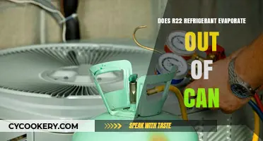 Does R22 Refrigerant Evaporate from a Sealed Can Over Time?