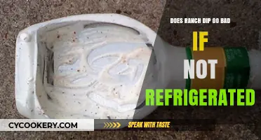 Does Ranch Dip Spoil Without Refrigeration? Shelf Life Explained