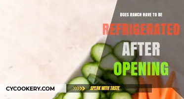 Does Ranch Need Refrigeration After Opening? Facts and Tips