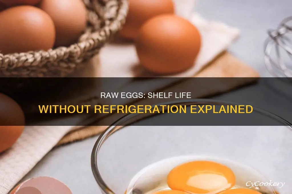 does raw egg go bad if not refrigerated