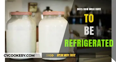 Raw Milk Storage: Does It Really Need Refrigeration?