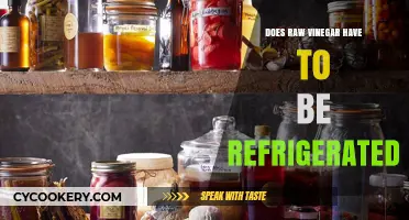 Should Raw Vinegar Be Refrigerated? Storage Tips for Freshness