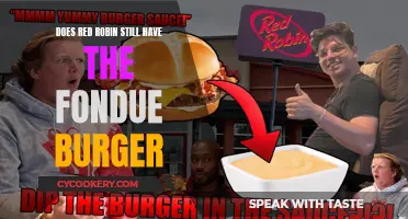 Red Robin's Fondue Burger: Still on the Menu?