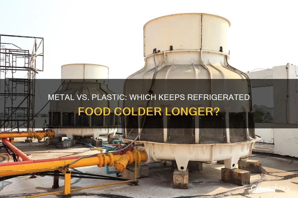 does refrigerated food stay colder in metal