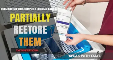 Can Refrigerating Enclosed Computer Batteries Partially Restore Their Performance?