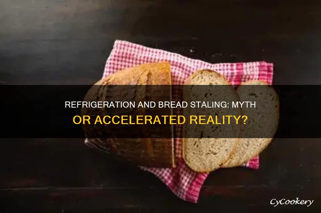 does refrigeration speeds the staling of bread