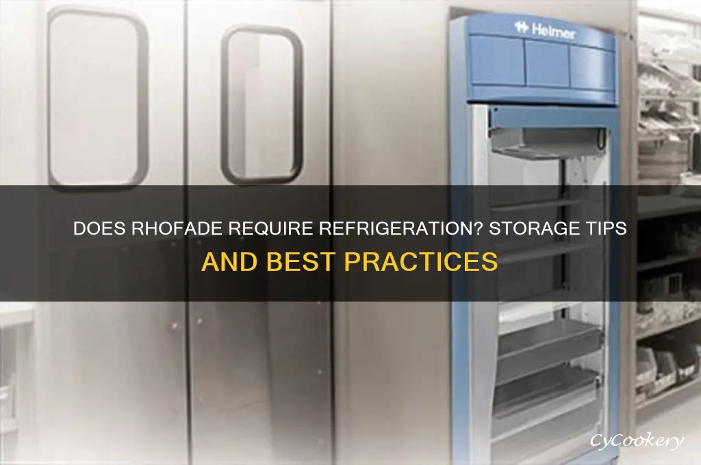 does rhofade have to be refrigerated trackid sp-006