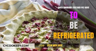 Rhubarb Custard Pie: Refrigeration Necessary or Not?