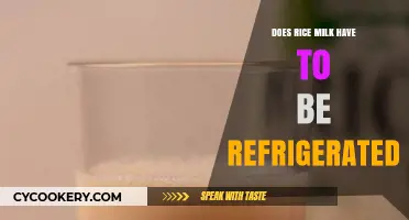 Does Rice Milk Need Refrigeration? Storage Tips and Shelf Life Explained