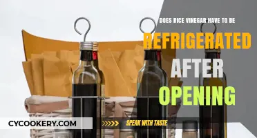 Rice Vinegar Storage: Refrigerate After Opening or Keep at Room Temperature?