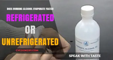 Refrigerated vs. Unrefrigerated: Which Speeds Up Rubbing Alcohol Evaporation?