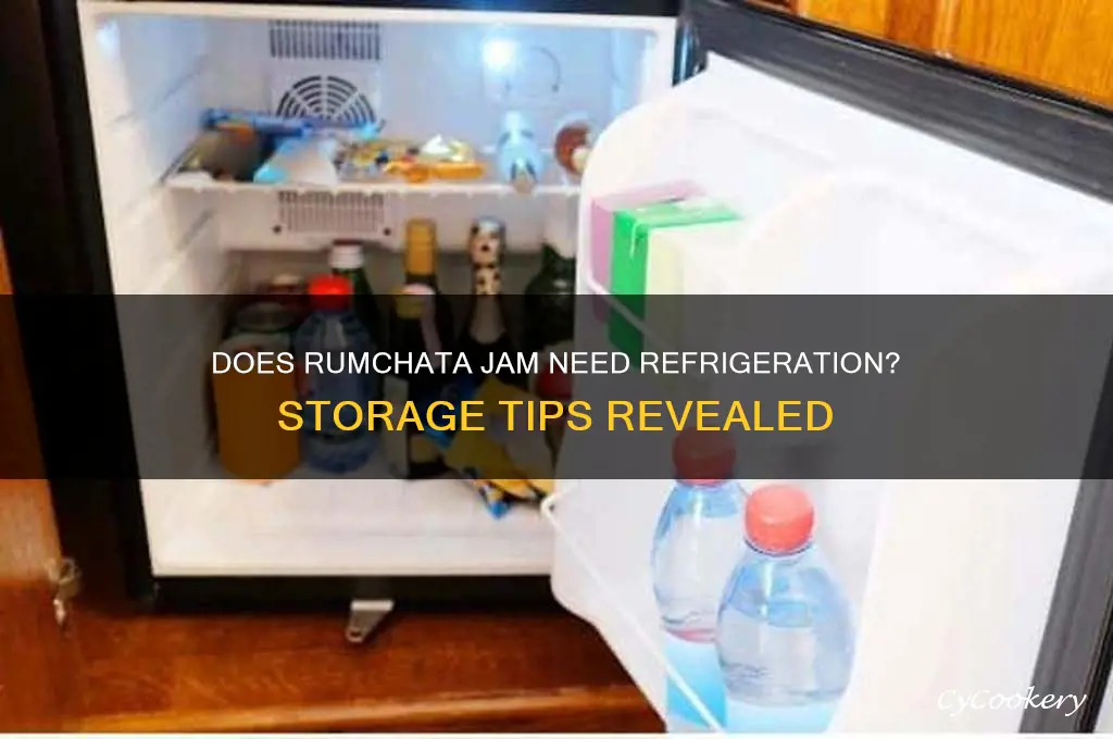 does rumchata jam have to be refrigerated