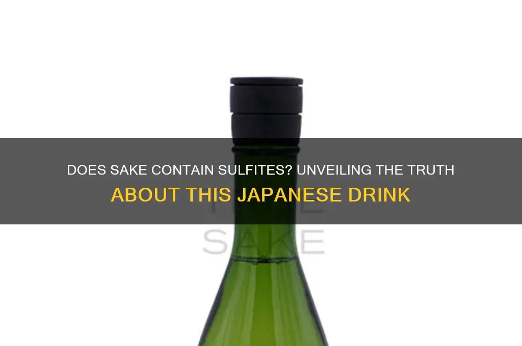 does sake contain sulfites