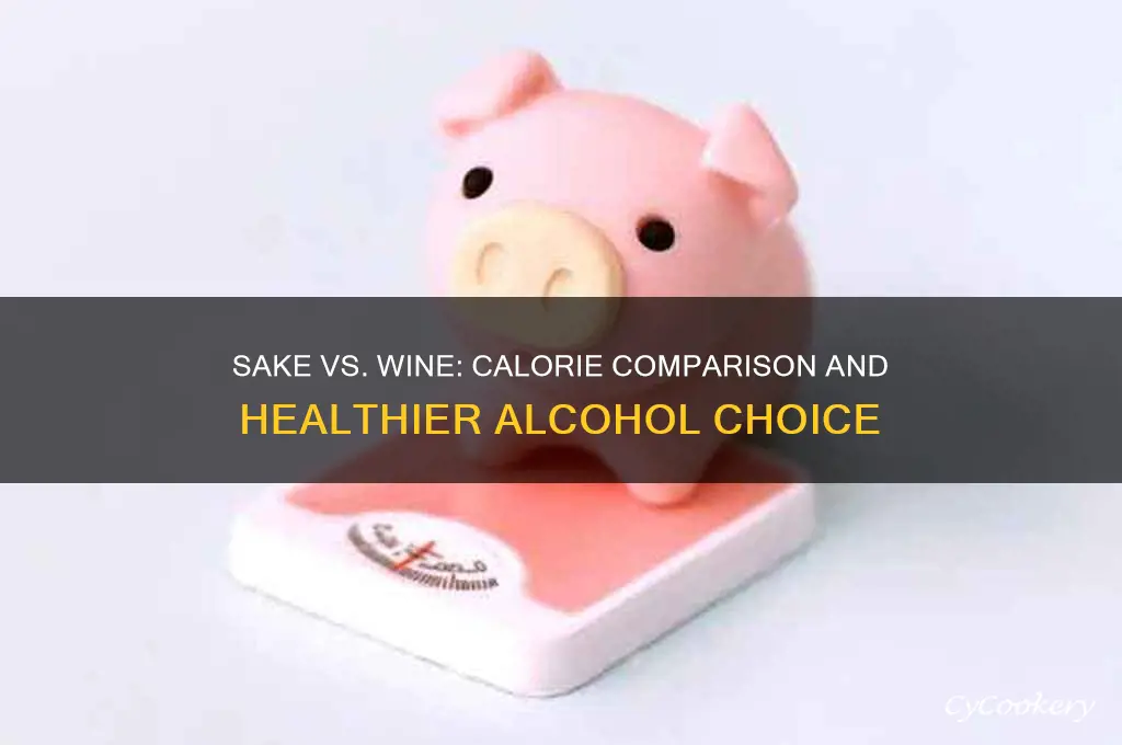 does sake have less calories than wine