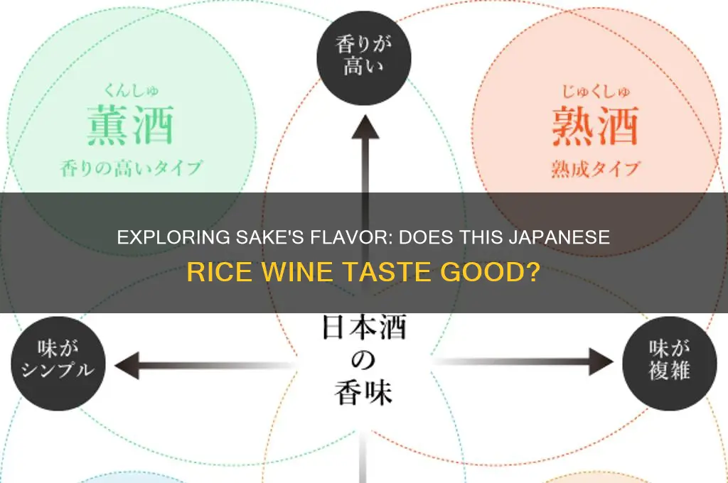 does sake taste good