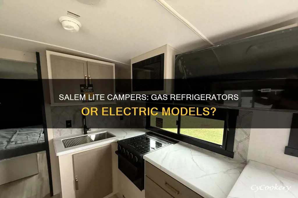 does salem lite campers have gas refrigerators