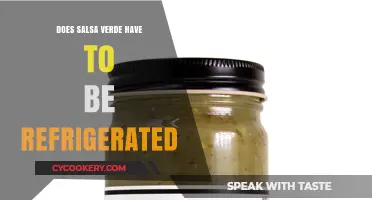 Salsa Verde Storage: Refrigeration Required or Room Temp Safe?
