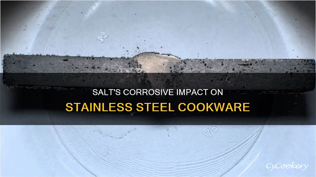 does salt damage stainless steel pans