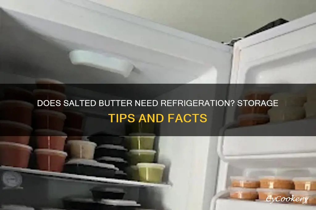 does salted butter have to be refrigerated