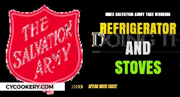 Does Salvation Army Accept Working Fridges and Stoves for Donation?