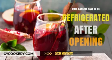 Refrigerate Sangria After Opening? Essential Tips for Freshness and Flavor
