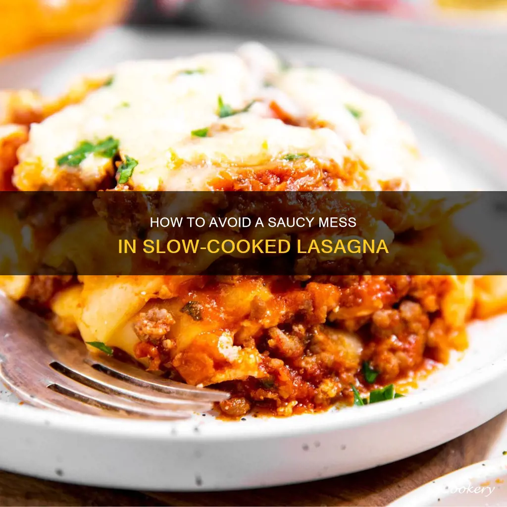 does sauce cook down in crock pot lasagna