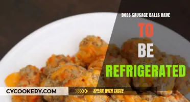 Sausage Balls Refrigeration: Essential or Optional for Freshness and Safety?