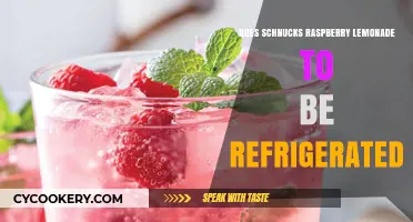 Should Schnucks Raspberry Lemonade Be Refrigerated? Storage Tips Revealed