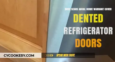Does Sears Annual Home Warranty Cover Dented Refrigerator Doors?
