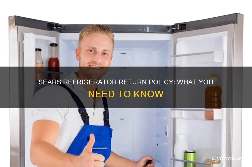 does sears have a return policy on refrigerators