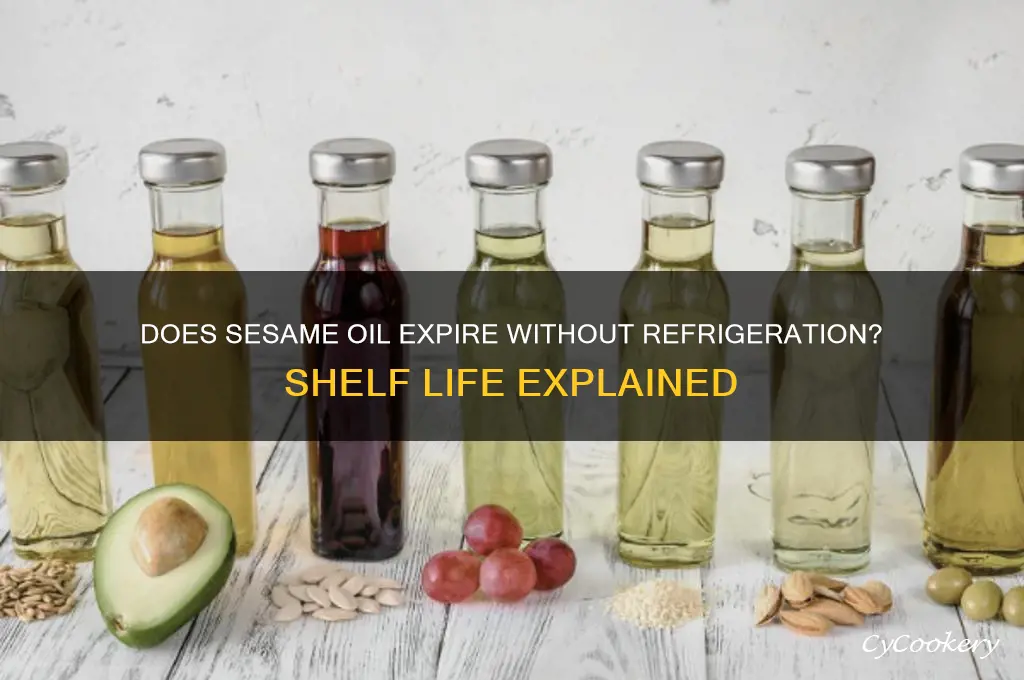 does sesame oil expire if not refrigerated