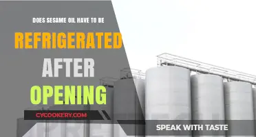 Should Sesame Oil Be Refrigerated After Opening? Storage Tips