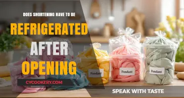 Should You Refrigerate Shortening After Opening? Storage Tips Revealed