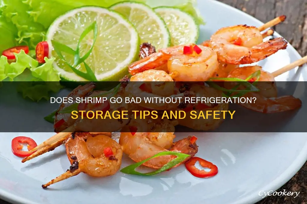 does shrimp go bad if not refrigerated