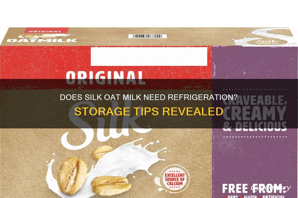 does silk oat milk have to be refrigerated